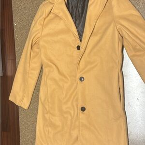 Men's Tan Overcoat